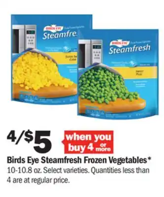 Meijer Birds Eye Steamfresh Frozen Vegetables offer