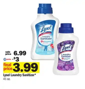 Meijer Lysol Laundry Sanitizer offer