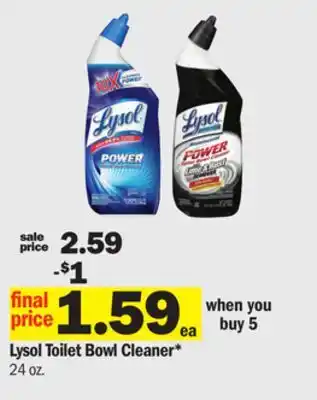 Meijer Lysol Toilet Bowl Cleaner offer