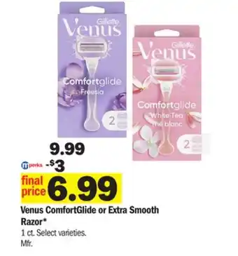 Meijer Venus ComfortGlide or Extra Smooth Razor offer