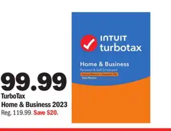 Meijer TurboTax Home & Business 2023 offer
