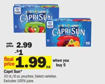 Meijer Capri Sun offer