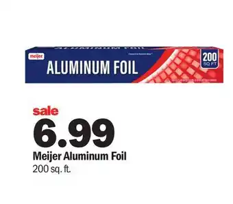 Meijer Meijer Aluminum Foil offer