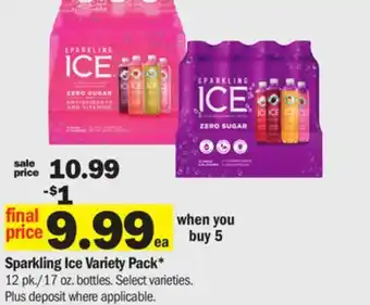 Meijer Sparkling Ice Variety Pack offer
