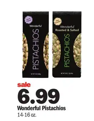 Meijer Wonderful Pistachios offer