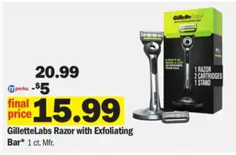 Meijer GilletteLabs Razor with Exfoliating Bar offer