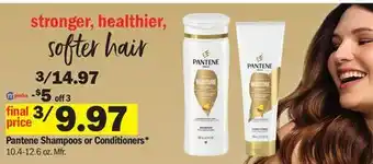 Meijer Pantene Shampoos or Conditioners offer