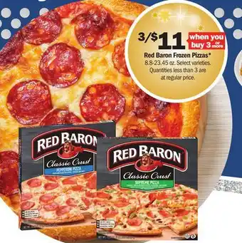 Meijer Red Baron Frozen Pizzas offer