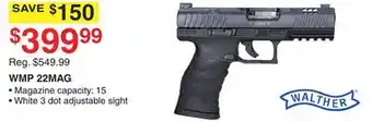 Dunham's Sports WALTHER WMP 22MAG offer