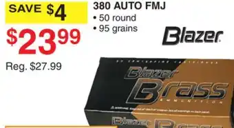 Dunham's Sports BLAZER 380 AUTO FMJ offer