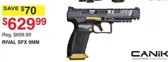 Dunham's Sports CANIK RIVAL SFX 9MM offer
