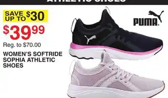 Dunham's Sports PUMA WOMEN'S SOFTRIDE SOPHIA ATHLETIC SHOES offer