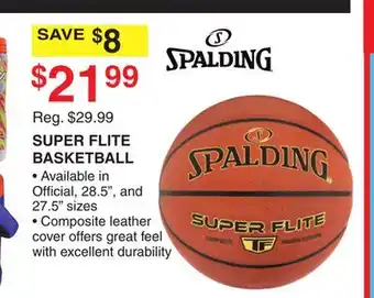 Dunham's Sports SPALDING SUPER FLITE BASKETBALL offer