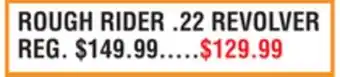 Dunham's Sports ROUGH RIDER .22 REVOLVER offer