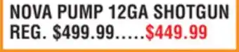 Dunham's Sports NOVA PUMP 12GA SHOTGUN offer