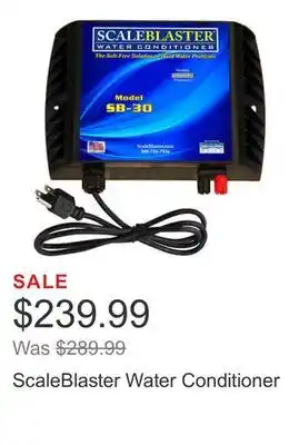 Costco ScaleBlaster Water Conditioner offer
