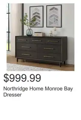 Costco Northridge Home Monroe Bay Dresser offer