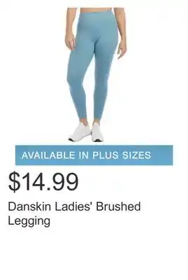 Costco Danskin Ladies' Brushed Legging offer