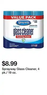 BJ’s Sprayway Glass Cleaner, 4 pk./ 19 oz offer