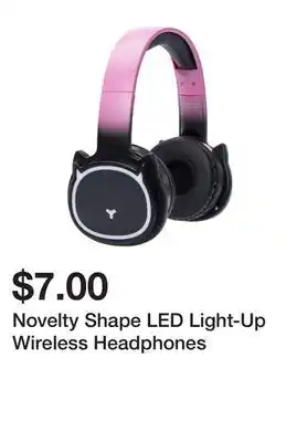 Five Below Novelty Shape LED Light-Up Wireless Headphones offer