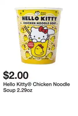 Five Below Hello Kitty Chicken Noodle Soup 2.29oz offer