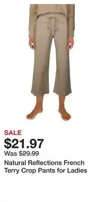 Cabela's Natural Reflections French Terry Crop Pants for Ladies offer