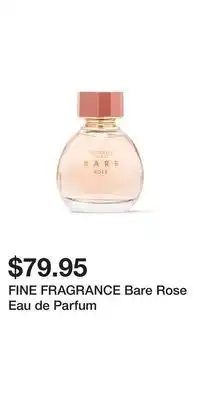 Victoria's Secret FINE FRAGRANCE Bare Rose Eau de Parfum offer