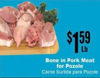 Rancho Markets Bone in Pork Meat for Pozole offer