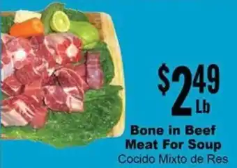 Rancho Markets Bone in Beef Meat For Soup offer
