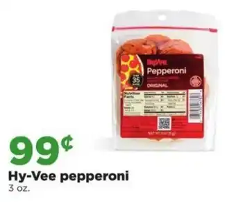 Hy-Vee Hy-Vee pepperoni offer