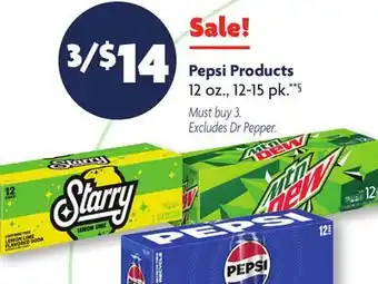 Family Dollar Pepsi Products offer