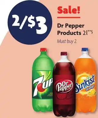 Family Dollar Dr Pepper Products offer