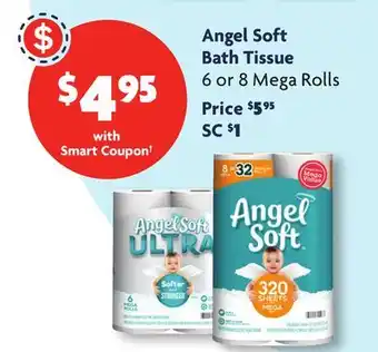 Family Dollar Angel Soft Bath Tissue offer
