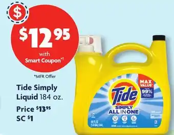 Family Dollar Tide Simply Liquid offer
