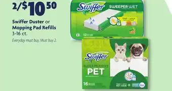 Family Dollar Swiffer Duster or Mopping Pad Refills offer