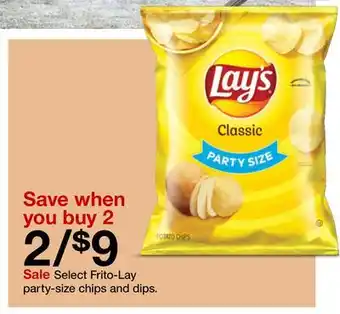 Target Select Frito-Lay Party-Size Chips and Dips offer
