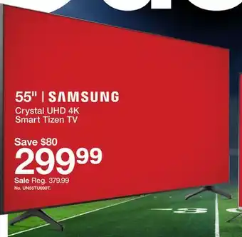 Target Samsung 55 Crystal UHD 4K Smart Tizen TV offer