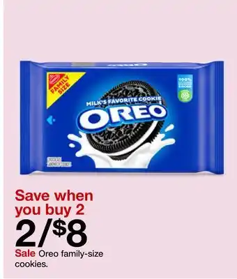 Target Oreo Family-Size Cookies offer