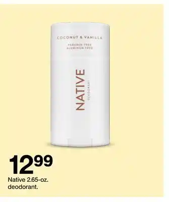 Native 2.65-oz. deodorant