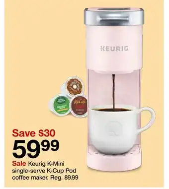 Target Keurig K-Mini single-serve K-Cup Pod coffee maker offer