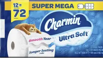 Target Charmin 12-pk. super mega roll bath tissue offer