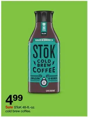 Target SToK 48-fl.-oz. Cold Brew Coffee offer