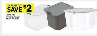 Dollar General Latching Tote offer