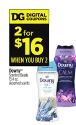 Dollar General Downy Scented Beads offer
