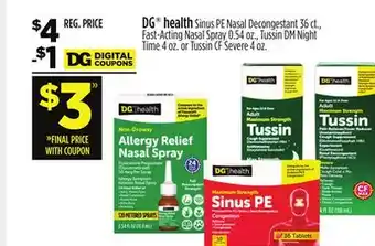 Dollar General DG health offer