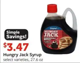 Fareway Hungry Jack Syrup offer