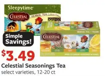 Fareway Celestial Seasonings Tea offer