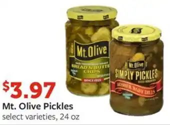 Fareway Mt. Olive Pickles offer