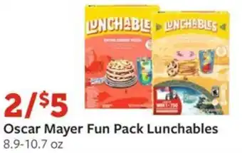 Fareway Oscar Mayer Fun Pack Lunchables offer