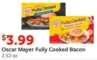 Fareway Oscar Mayer Fully Cooked Bacon 2.52 oz offer